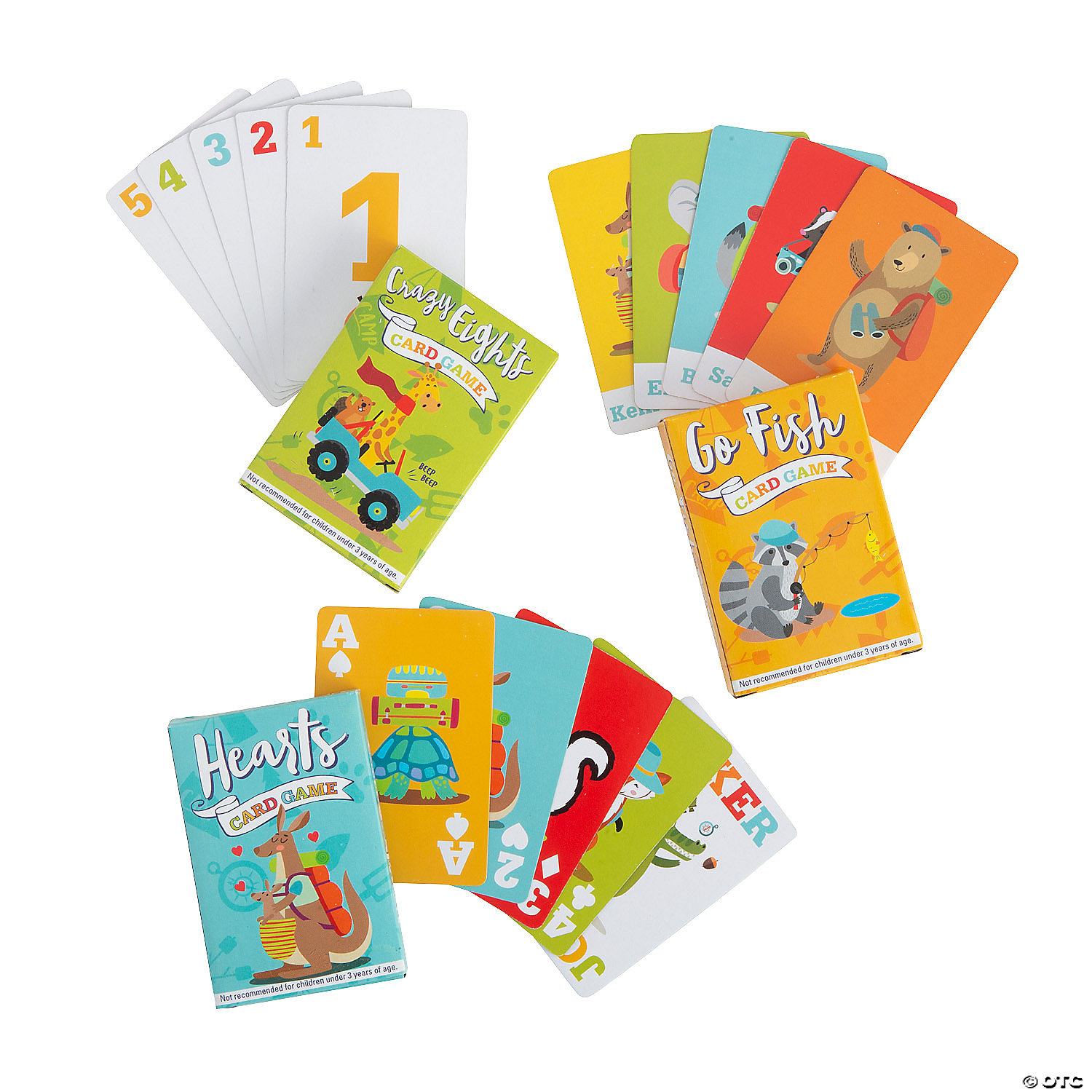 Camp Full Size Card Game Decks - 12 PKS